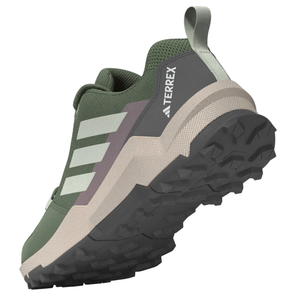 Kinder outdoorschoenen adidas Terrex AX4R Silver Green/ Linen Green/Preloved Fig