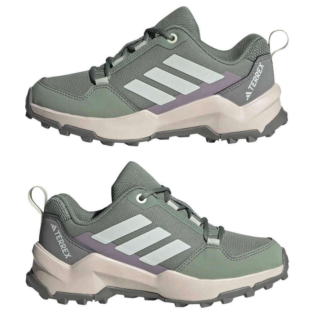Kinder outdoorschoenen adidas Terrex AX4R Silver Green/ Linen Green/Preloved Fig