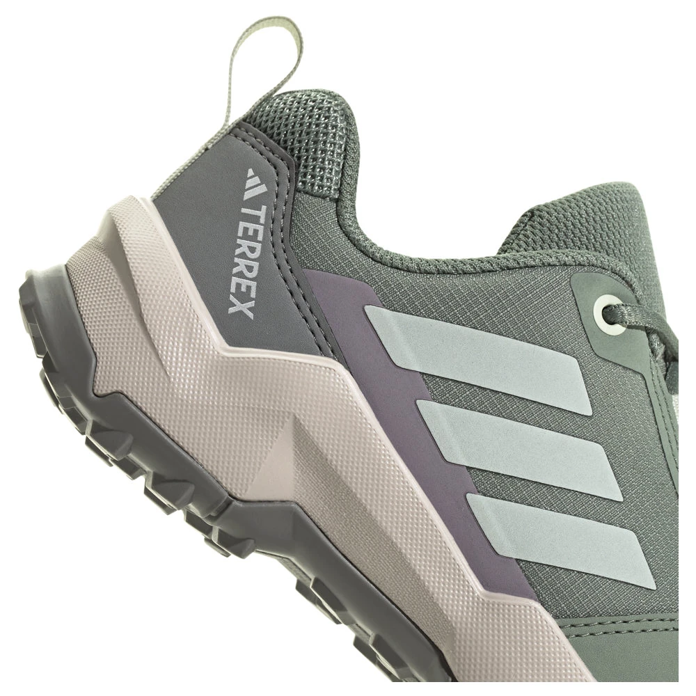 Kinder outdoorschoenen adidas Terrex AX4R Silver Green/ Linen Green/Preloved Fig