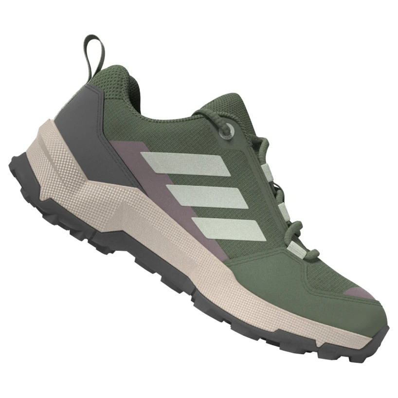 Kinder outdoorschoenen adidas Terrex AX4R Silver Green/ Linen Green/Preloved Fig
