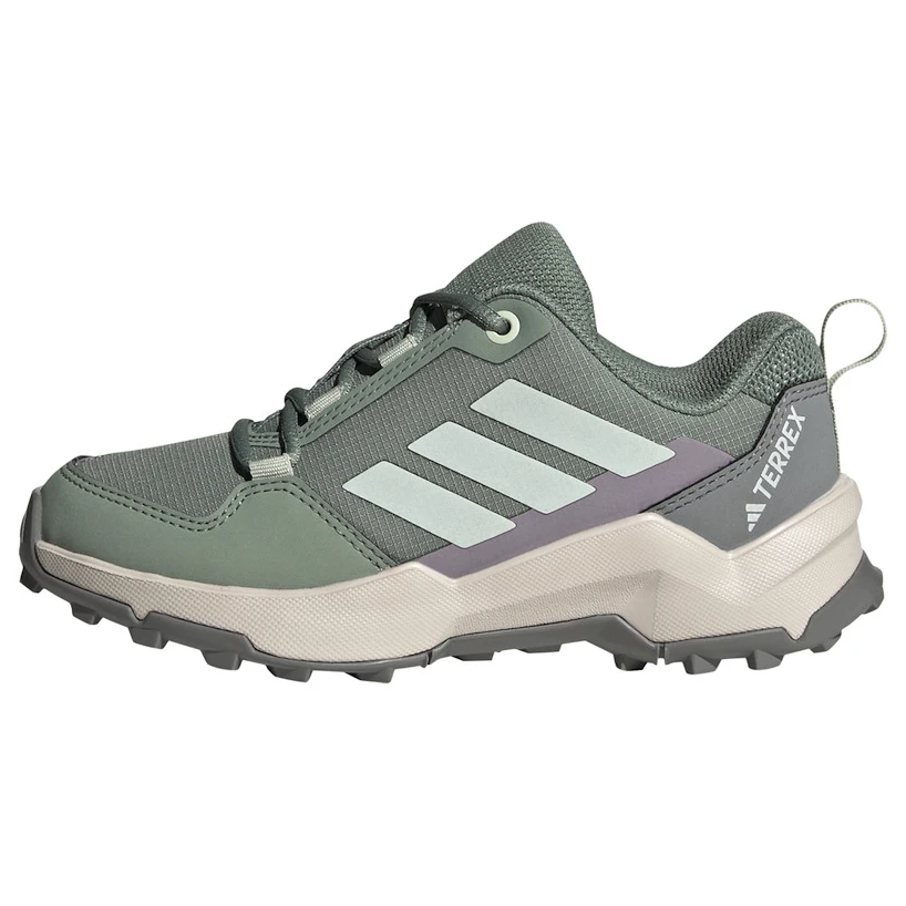 Kinder outdoorschoenen adidas Terrex AX4R Silver Green/ Linen Green/Preloved Fig