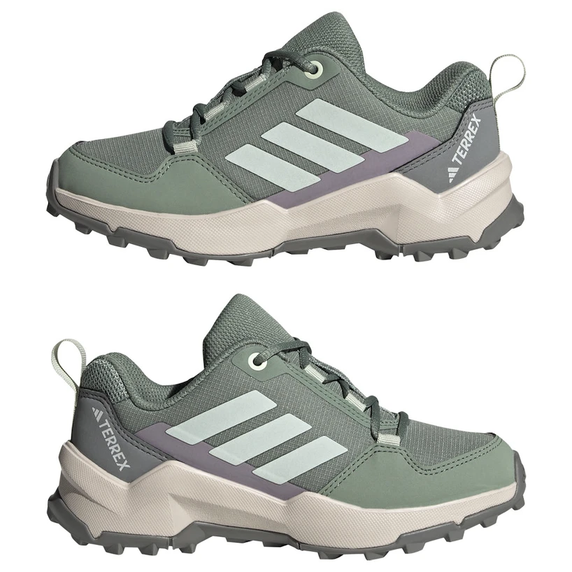 Kinder outdoorschoenen adidas Terrex AX4R Silver Green/ Linen Green/Preloved Fig