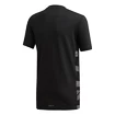 Kinder T-shirt adidas  B Escouade Tee Black