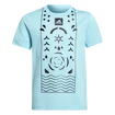 Kinder T-shirt adidas  Boys Printed Tennis Shirt Aqua