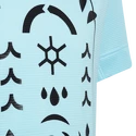 Kinder T-shirt adidas  Boys Printed Tennis Shirt Aqua