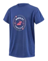 Kinder T-shirt Babolat  Exercise Graphic Tee Estate Blue
