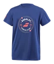 Kinder T-shirt Babolat Exercise Graphic Tee Estate Blue