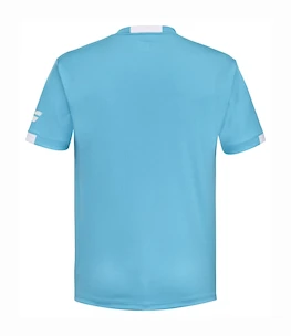 Kinder T-shirt Babolat  Play Crew Neck Tee Boy Cyan Blue 10 - 12 jaar