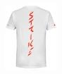 Kinder T-shirt Babolat  Strike Cotton Tee Jr White/Strike Red