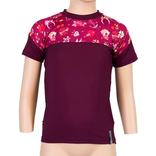Kinder T-shirt Sensor  Coolmax Impress Purple