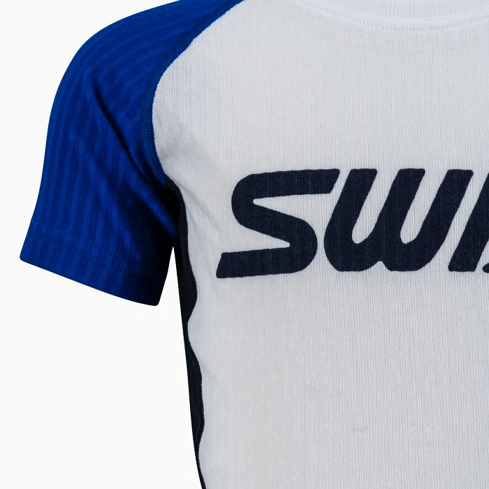 Kinder T-shirt Swix  RaceX Olympian Blue