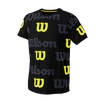 Kinder T-shirt Wilson All Over Logo Tech Tee B Black