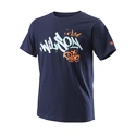Kinder T-shirt Wilson  Paris Hope Tech Tee Y Peacoat