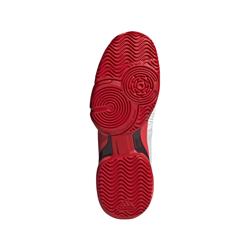 Kinder tennisschoenen adidas Barricade K White/Core Black