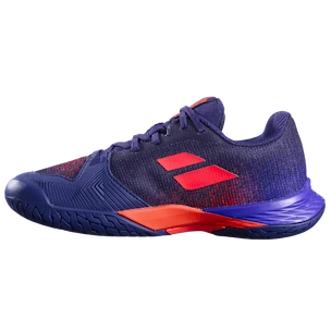 Kinder tennisschoenen Babolat Jet Mach 3 AC Junior Blue Ribbon