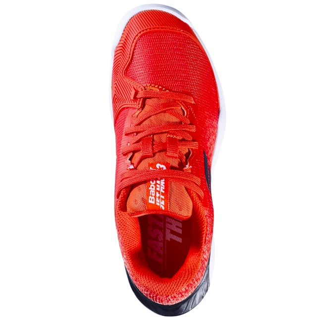 Kinder tennisschoenen Babolat Jet Mach 3 All Court Boy Strike Red/White