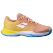 Kinder tennisschoenen Babolat Jet Mach 3 Clay Jr Girl Coral/Gold Fusion