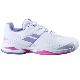 Kinder tennisschoenen Babolat Propulse All Court Junior Girl White/Lavender