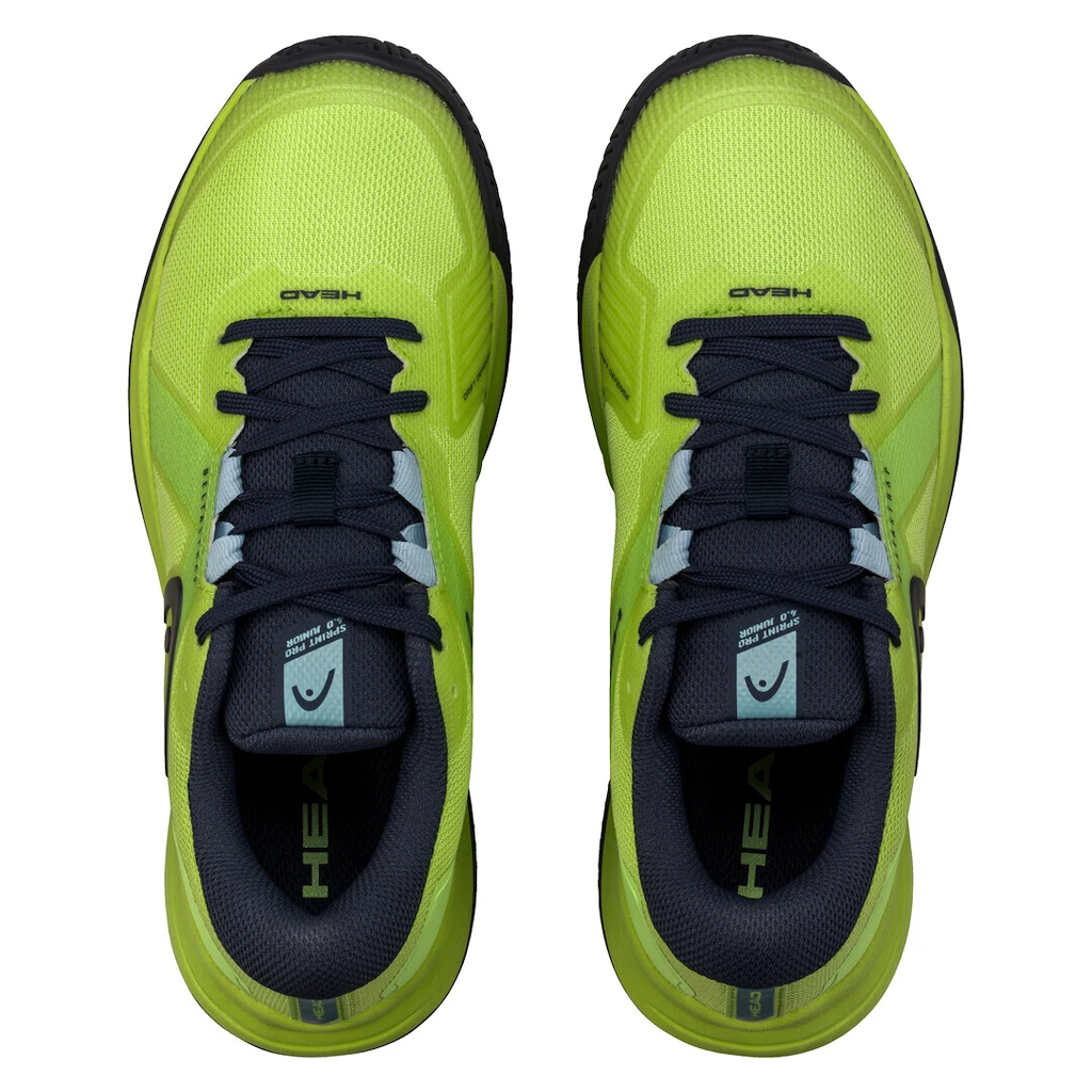 Kinder tennisschoenen Head Sprint Pro 4.0 Junior Lime/Navy