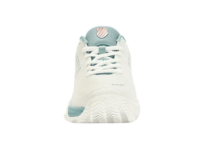 Kinder tennisschoenen K-Swiss  Hypercourt Express 2 HB Blanc/Nile Blue