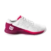 Kinder tennisschoenen Wilson Rush Pro Ace Jr White/Beet Red