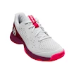 Kinder tennisschoenen Wilson Rush Pro Jr L White/Beet Red