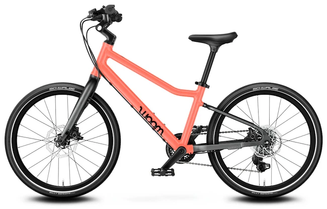 Kinderfiets Woom 4 Explore Neon Coral