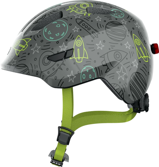 Kinderhelm Abus Smiley 3.0 LED Grey space