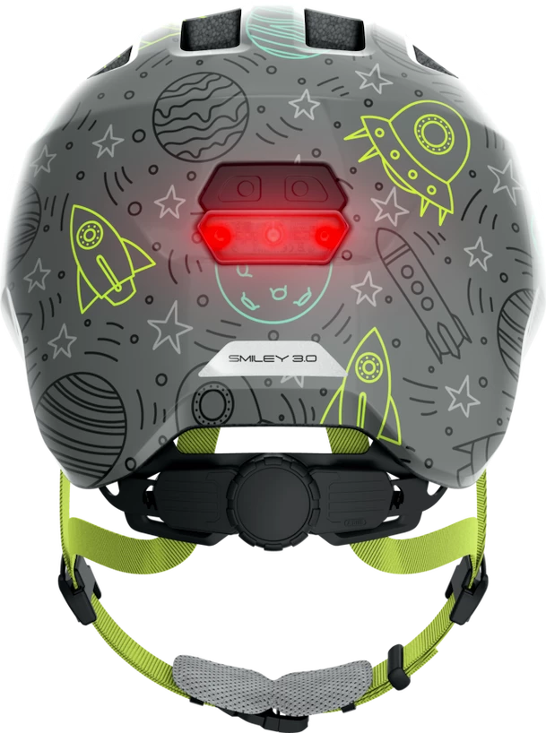 Kinderhelm Abus Smiley 3.0 LED Grey space