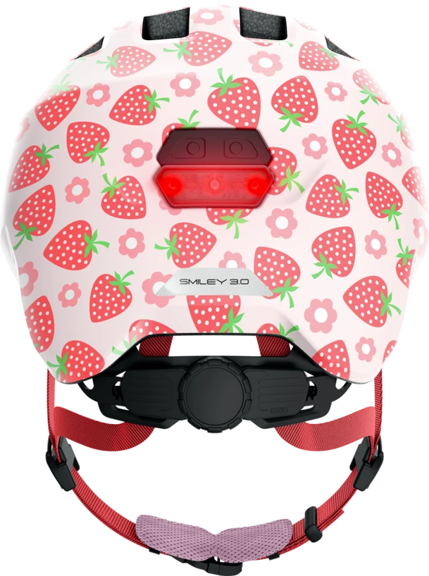 Kinderhelm Abus Smiley 3.0 LED Rose strawberry