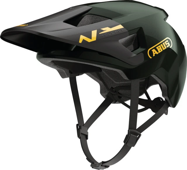 Kinderhelm Abus Youdrop moss green S