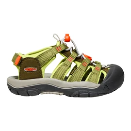 Kindersandalen Keen Dark olive/Scarlet ibis