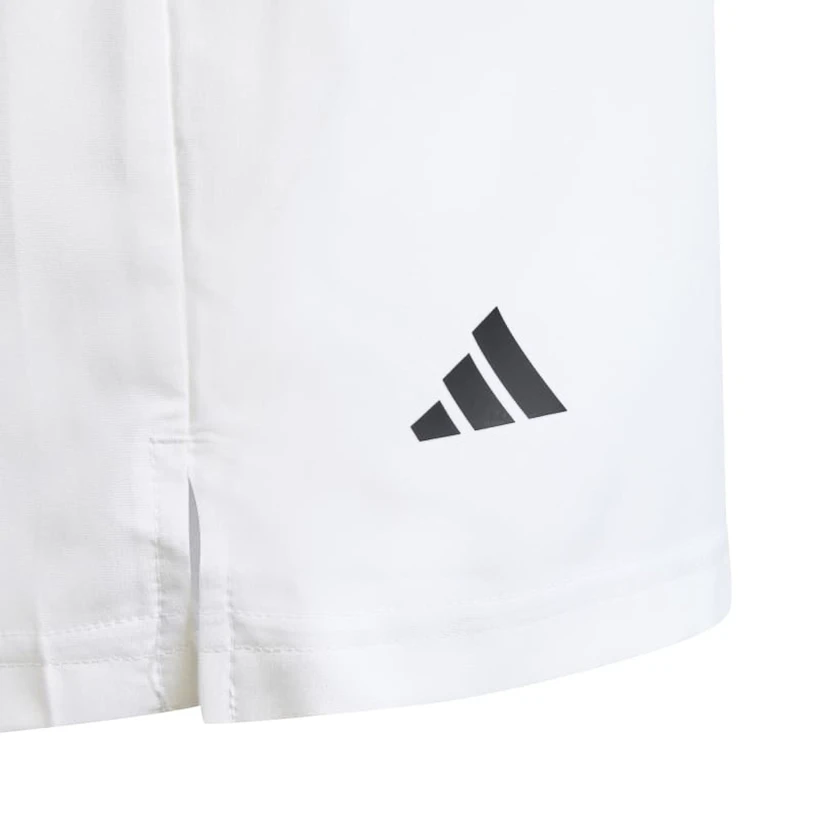 Kindershort adidas  B Club 3 Stripes Short White 164 cm