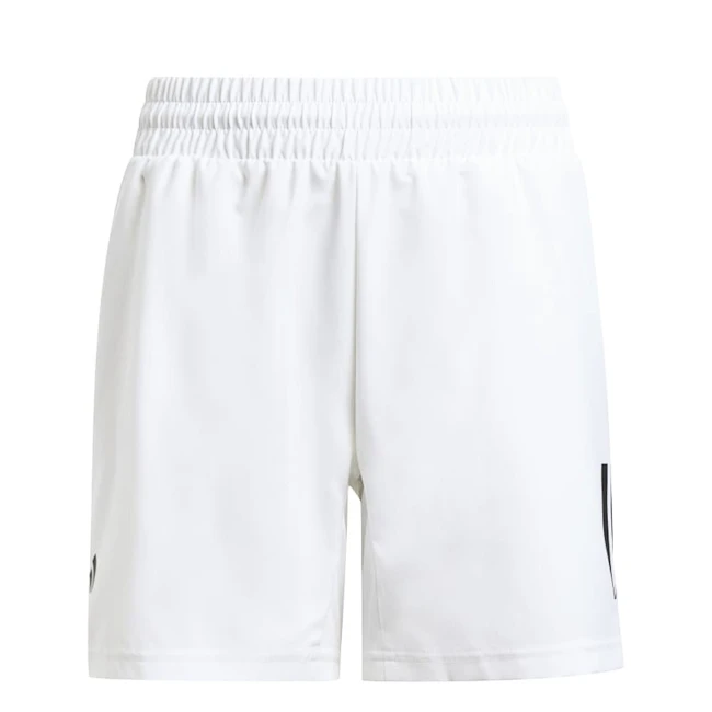 Kindershort adidas  B Club 3 Stripes Short White 164 cm