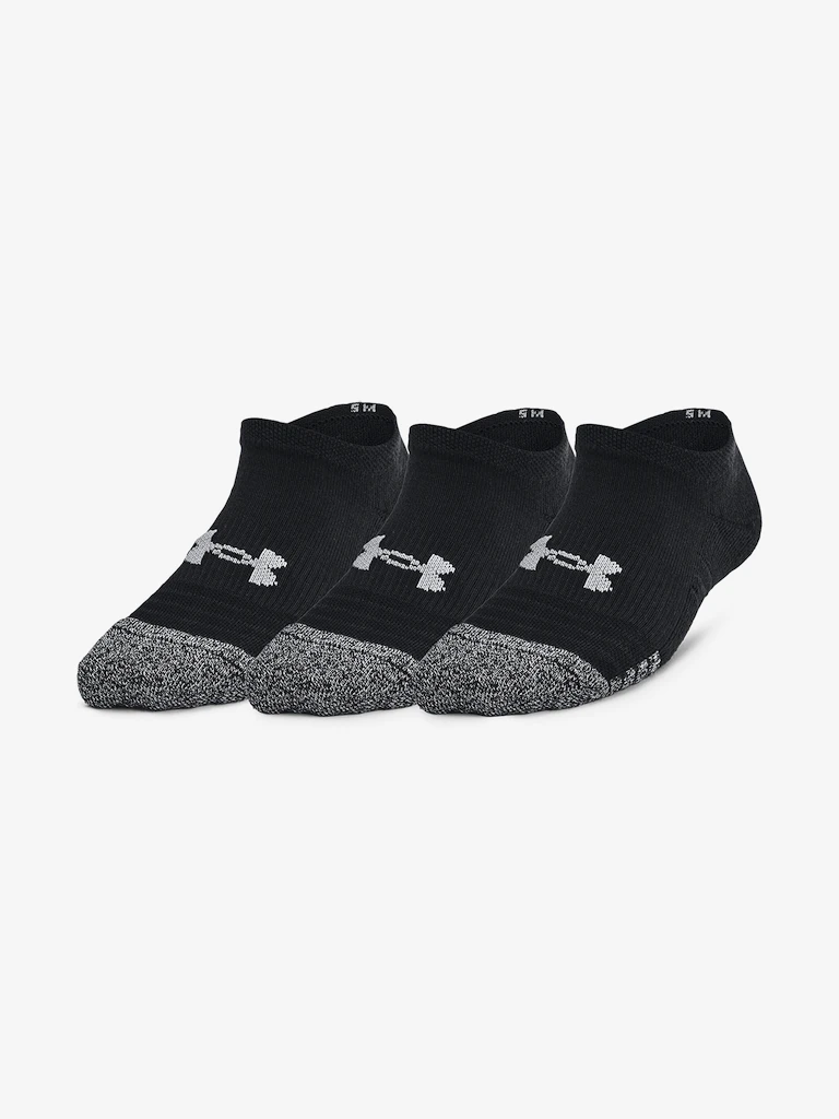 Kindersokken Under Armour  3pk No Show Yth-BLK