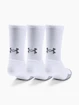 Kindersokken Under Armour  Youth Crew-WHT