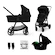 Kinderwagen Kinderkraft Newly 3In1 Classic Black + Mink Pro