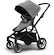Kinderwagen Thule Sleek Grey Melange on Black