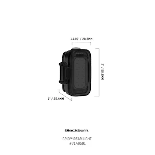 Knipperlicht achter Blackburn  Grid Rear