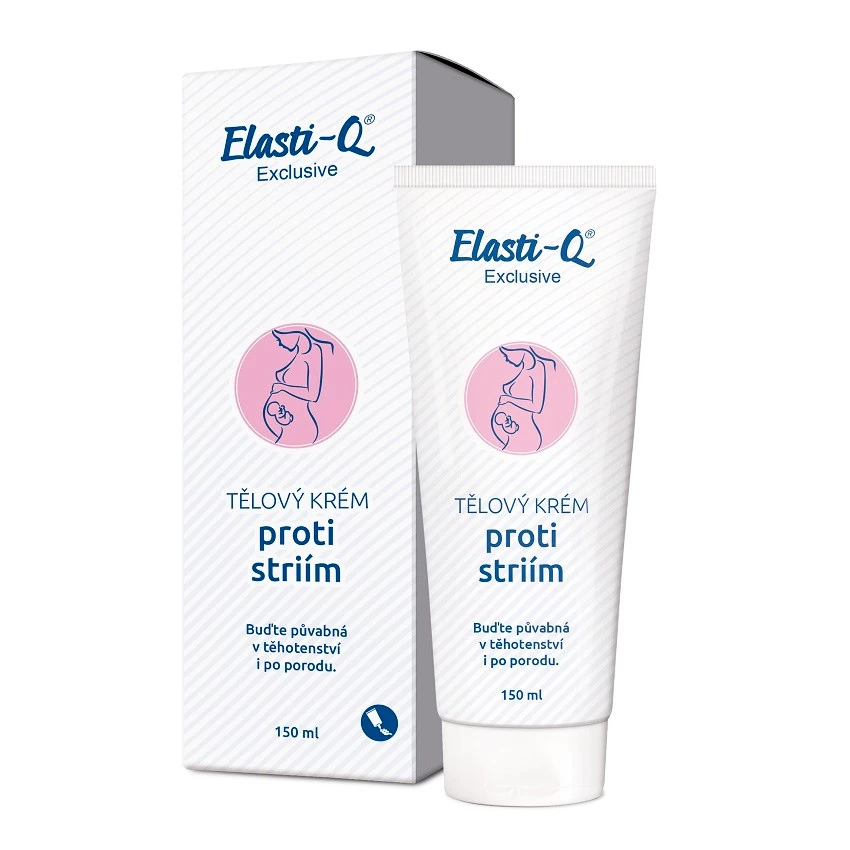 Massagecrème Elasti-q Exclusive  Tělový krém proti striím 150 ml
