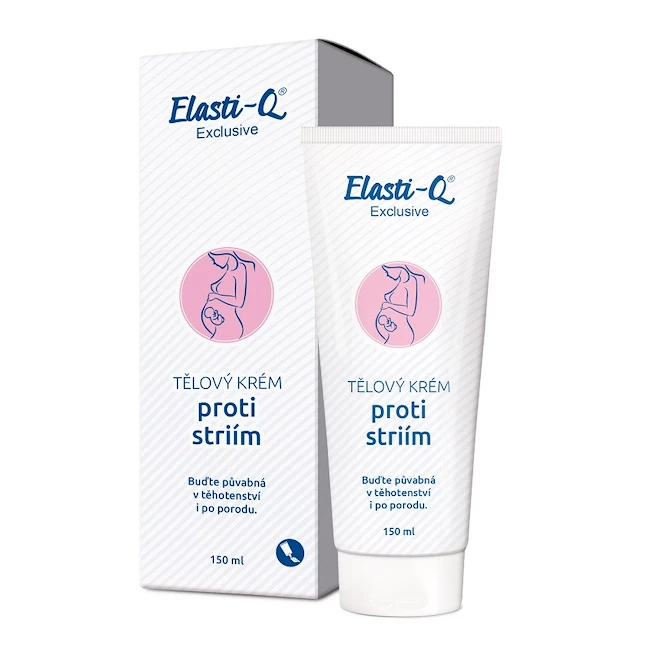 Massagecrème Elasti-q Exclusive  Tělový krém proti striím 150 ml