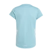 Meisjes T-shirt adidas Aeroready 3-Stripes Tee Mint Ton