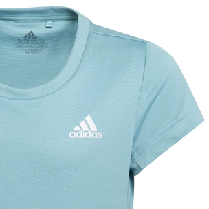 Meisjes T-shirt adidas Aeroready 3-Stripes Tee Mint Ton