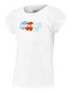 Meisjes T-shirt Babolat Exercise Cotton Tee Girl White