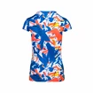 Meisjes T-shirt BIDI BADU  Issa Tech Roundneck Tee Dark Blue/Neon Red