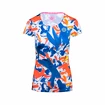 Meisjes T-shirt BIDI BADU  Issa Tech Roundneck Tee Dark Blue/Neon Red