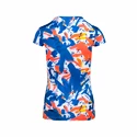 Meisjes T-shirt BIDI BADU  Issa Tech Roundneck Tee Dark Blue/Neon Red