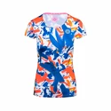 Meisjes T-shirt BIDI BADU  Issa Tech Roundneck Tee Dark Blue/Neon Red