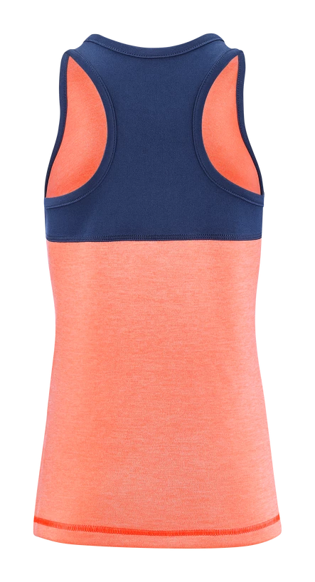 Meisjes tanktop Babolat  Play Tank Top Fluo Strike 12 - 14 jaar