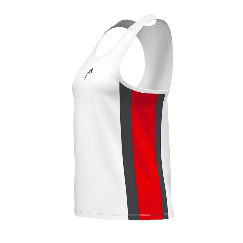 Meisjes tanktop Head  CLUB 25 Tank Top Girls Red/White